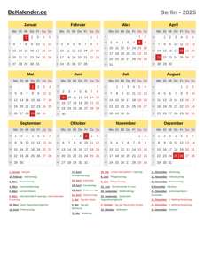 Kalender 2025