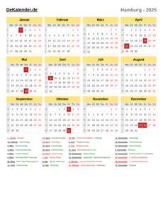 Kalender 2025