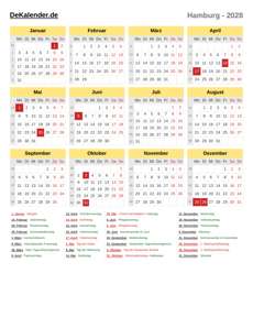 Kalender 2028