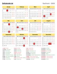 Kalender 2025